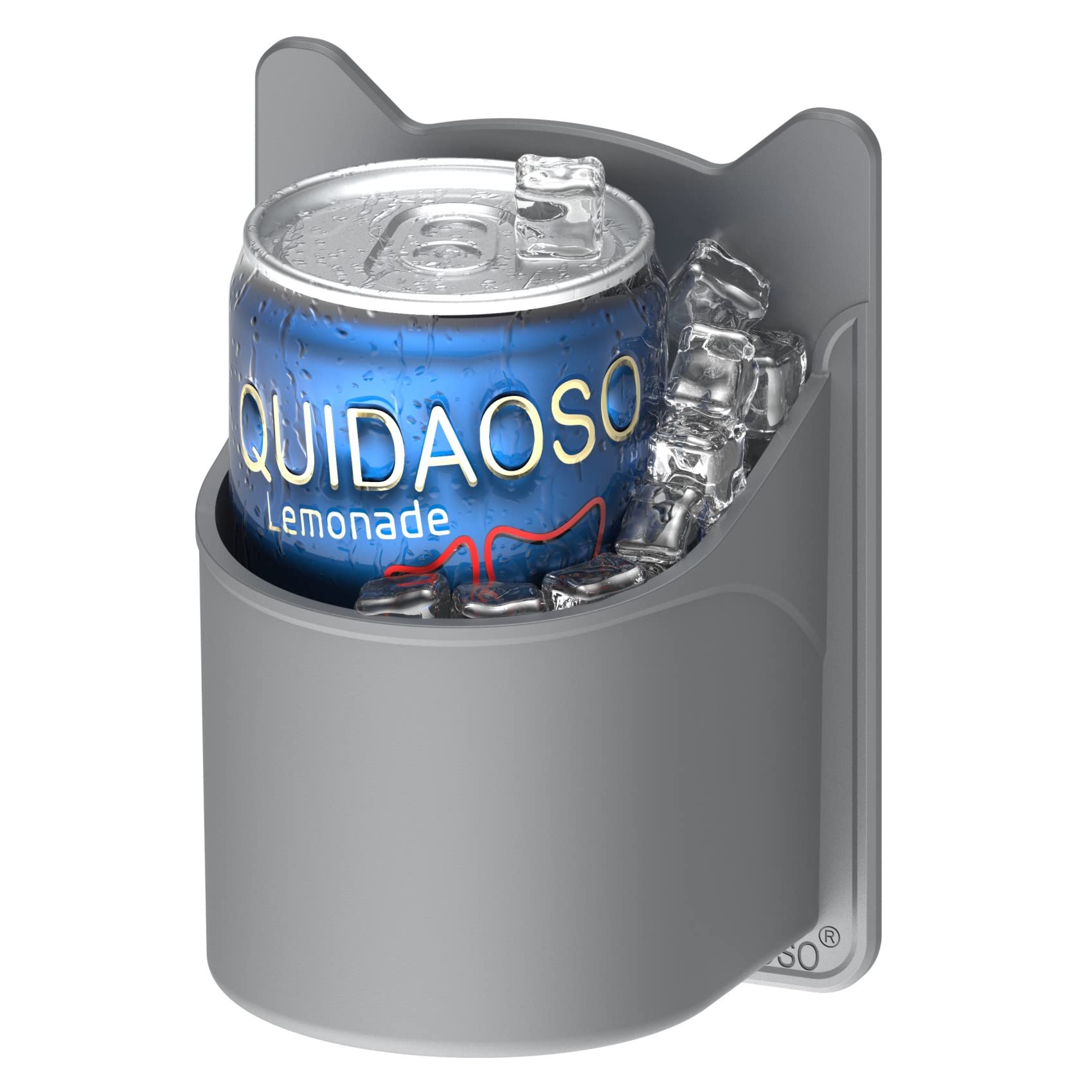 Wall Mounted Beer Can & Wine Bottle Holder - Shower Cooler Mini Ice Bucket, Cup & Toothbrush Organizer - Unique Funny Gifts for Men (Birthday, Father's Day) - Perfect for Bathroom, Kitchen, Bar & Outdoor Use