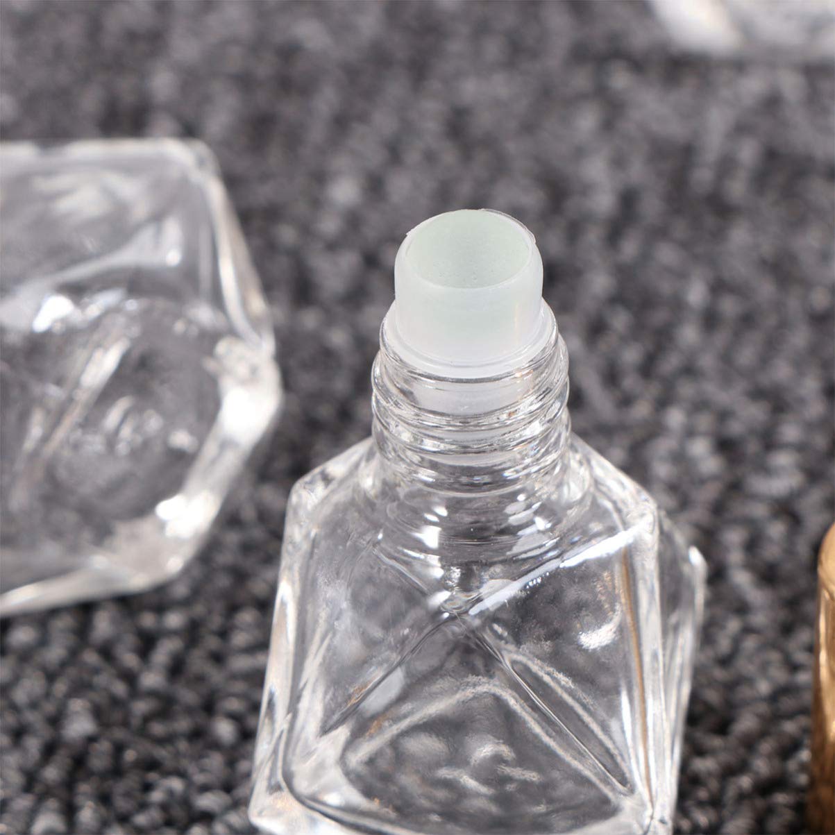 8Pcs Refillable 5ML Glass Roller Bottles for Essential Oils, Perfume & Cosmetics - Includes Funnel & Dropper - Perfect for Aromatherapy, DIY Skincare & Travel Size Liquids