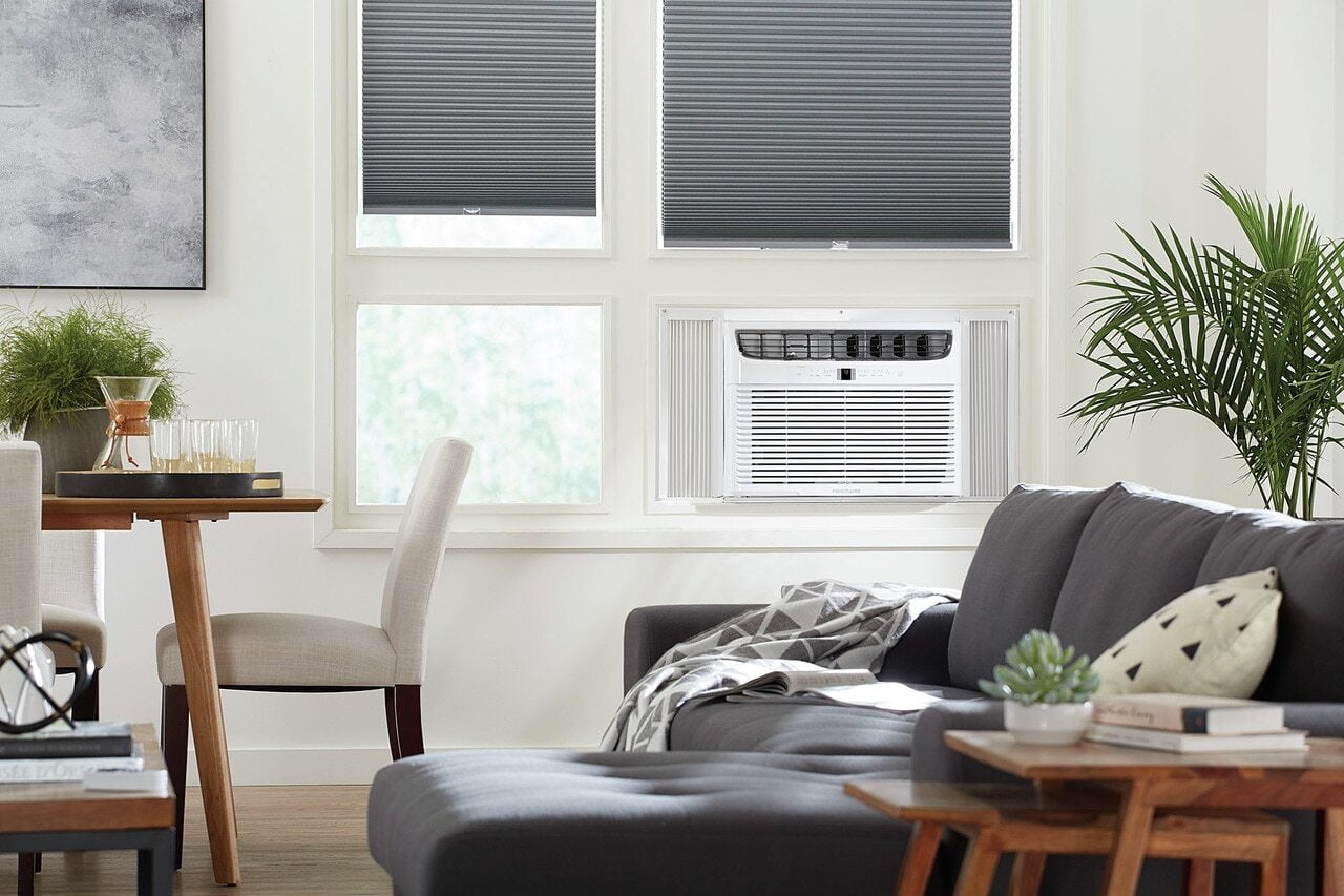 Frigidaire FFRE253WAE 25,000 BTU Window Air Conditioner - Cool Large Rooms Up to 1,500 Sq Ft - Perfect for Bedrooms, Living Rooms & Offices - Energy Efficient Cooling with Easy Installation