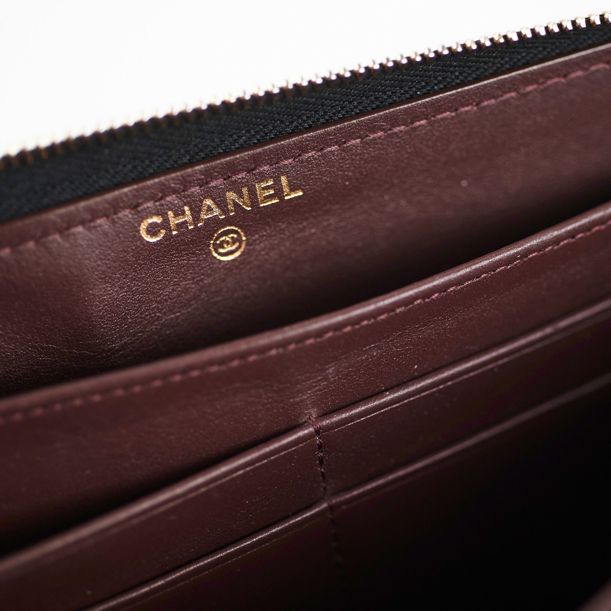 Chanel Caviar Leather Long Zip Wallet for Women - Black Luxury Designer Wallet for Everyday Use & Travel