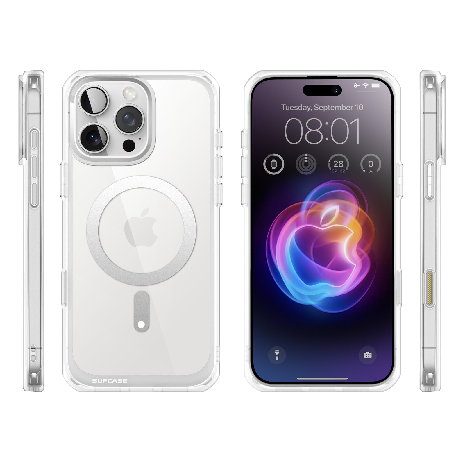 iPhone 16 Pro Max Case 6.9 Inch - Unicorn Beetle MAG Slim Clear Protective Cover with MagSafe & Camera Control Button | Shockproof, Scratch Resistant | Perfect for Daily Use, Outdoor Activities & Travel