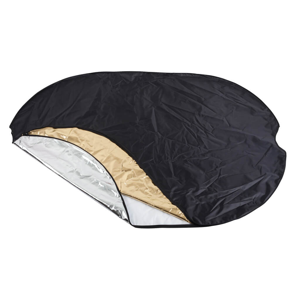 5-in-1 Foldable Light Reflector 100x150cm (39.3x59.0 inches) for Photography, Videography, Studio Lighting & Portrait Shooting - Professional Photo Studio Accessory
