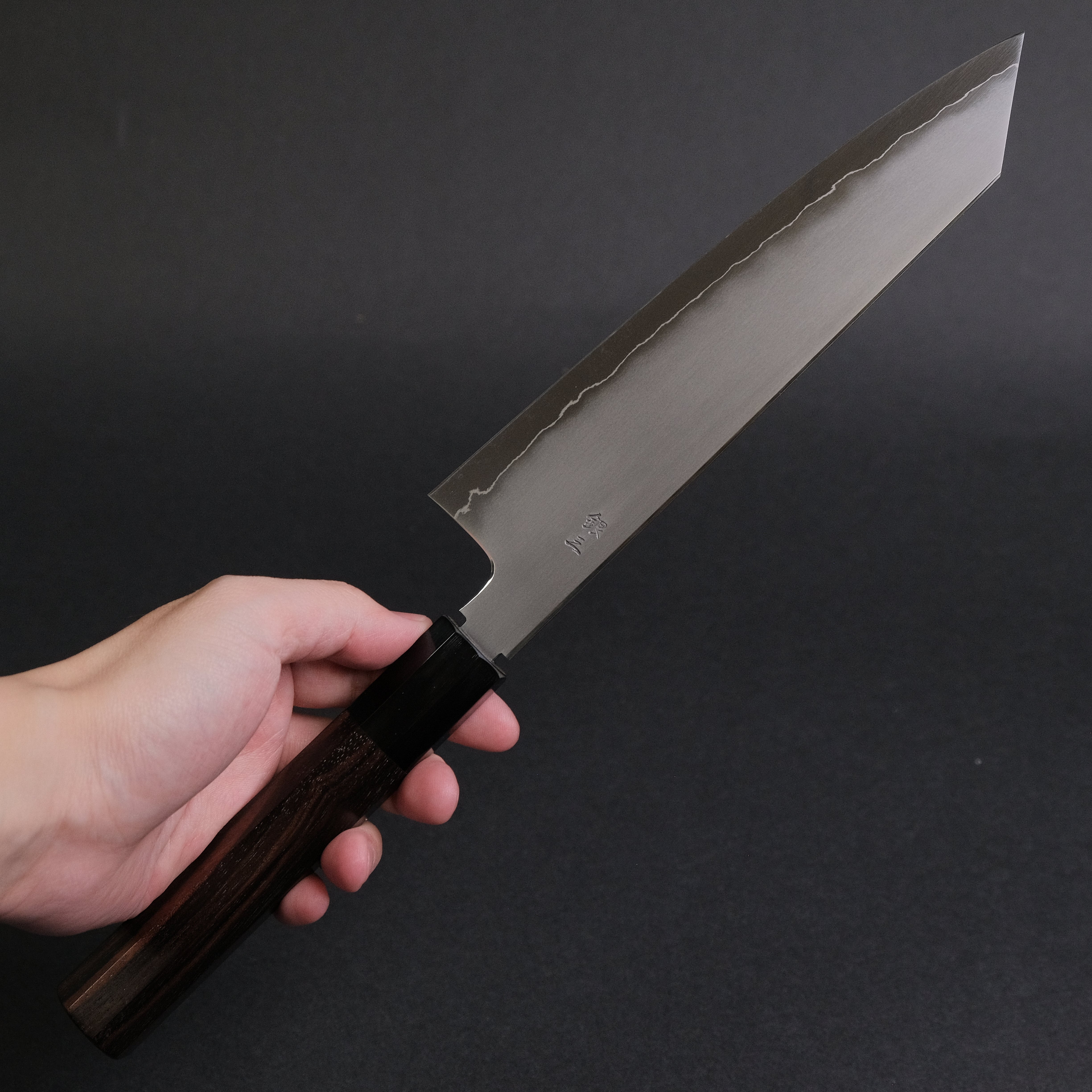 Premium Tetsujin Silver #3 Kasumi Kiritsuke Gyuto 210mm Japanese Chef Knife with Taihei Makassar Ebony Handle - Perfect for Sushi, Sashimi & Precision Cutting