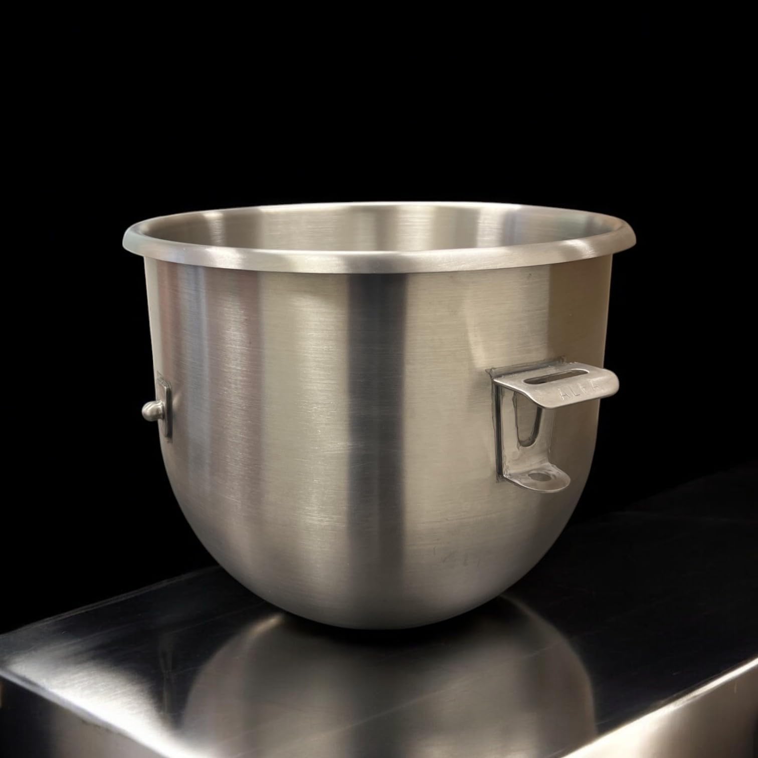 Alfa 20VBWL 20-Quart Stainless Steel Mixing Bowl Replacement for Hobart A200 Series Commercial Mixers | Compatible with Hobart 275683 | Durable Restaurant & Bakery Use for Dough, Batter & Food Prep