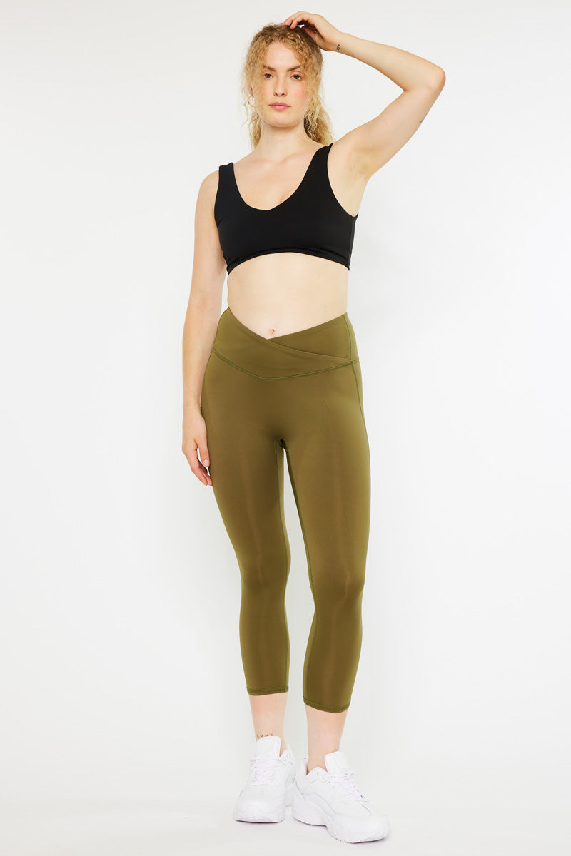 Venus Mid Rise Active Leggings for Women - High Waist Yoga Pants with Pockets - Perfect for Workout, Running, Gym & Lounge Wear