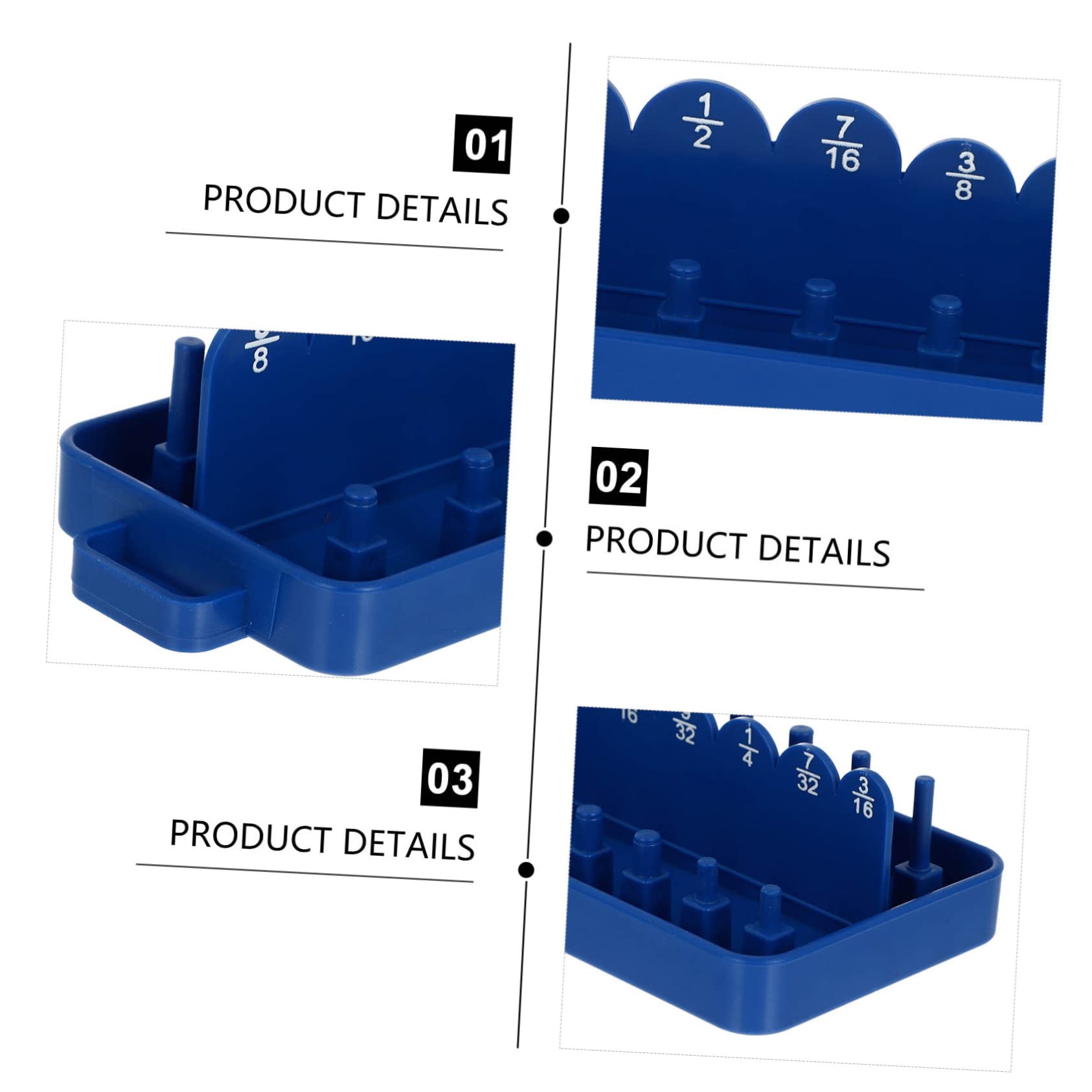 DOITOOL Plastic Socket Organizer - Wrench Socket Storage Rack with Inserting Slots for Efficient Tool Organization | Perfect for Garage, Workshop & DIY Projects
