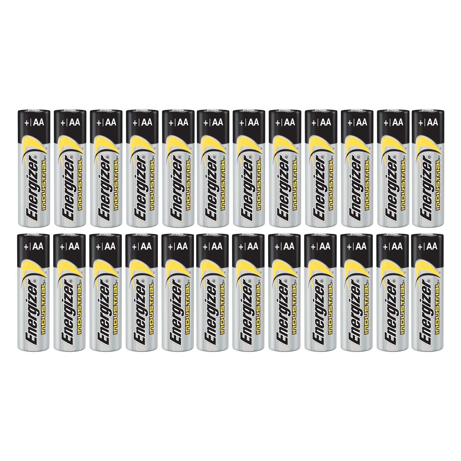 Energizer AA Alkaline Batteries 24 Pack - Long Lasting Power for Industrial Use, Toys, Flashlights & Emergency Kits