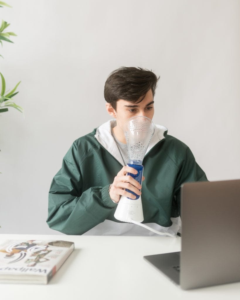 Crane Steam Inhaler for Adults & Kids - Corded Electric Vaporizer for Congestion Relief - Perfect for Cold, Flu & Sinus Relief at Home