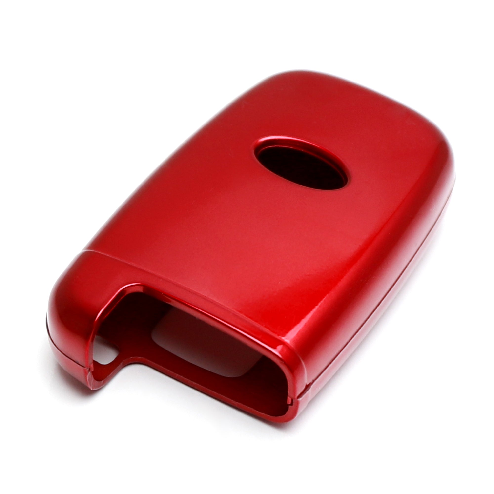 Premium Glossy Red Remote Smart Key Cover - Exact Fit for Hyundai & Kia Vehicles | Durable Shell Holder Protector | Perfect for Daily Use, Travel & Car Protection