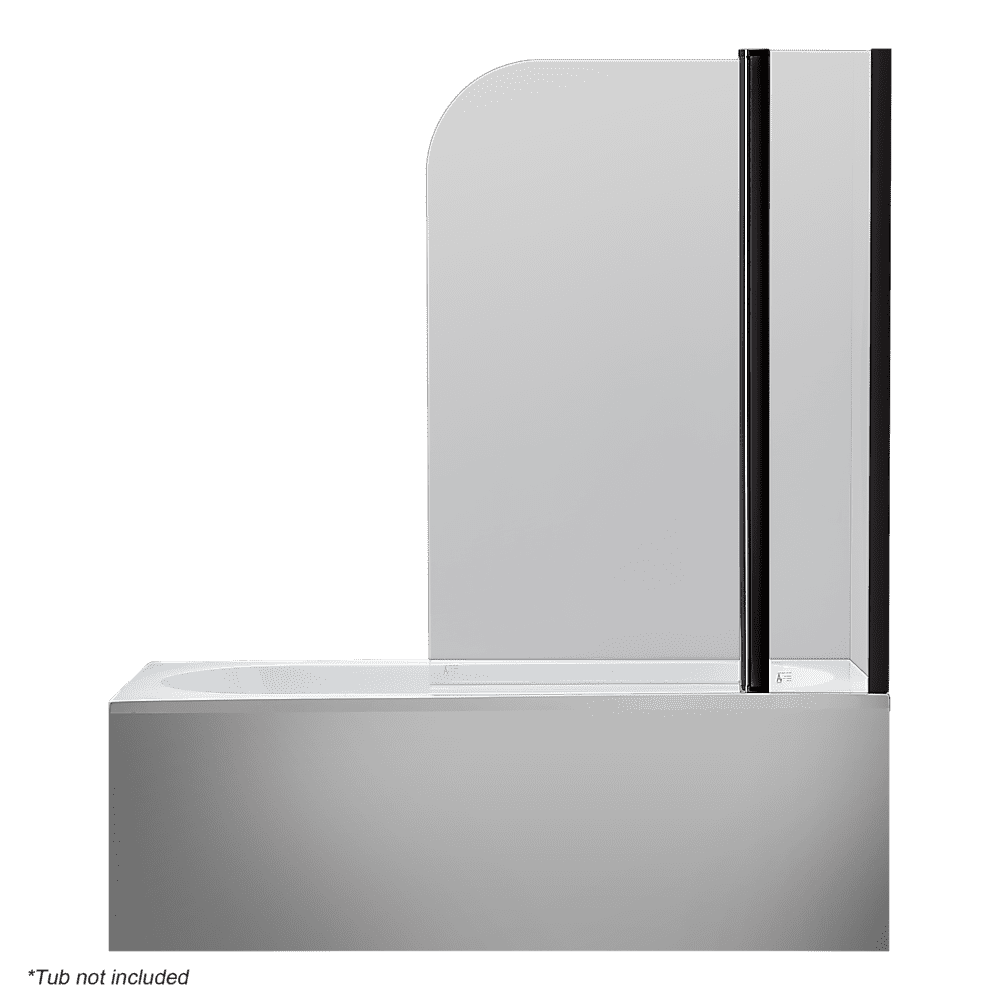 180 Degree Pivot Shower Door with 6mm Tempered Safety Glass - 1200x1400mm Bathroom Enclosure by Della Francesca | Modern Frameless Design for Walk-In Showers & Bathtub Screens