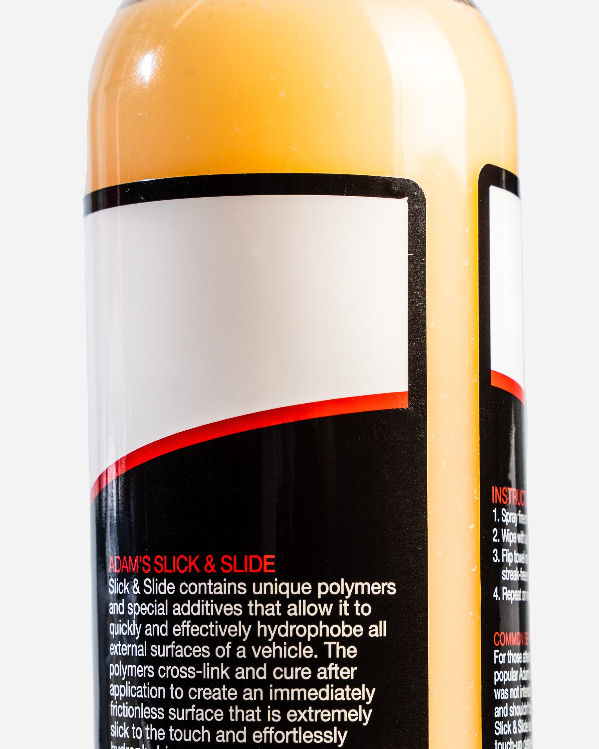 Adam's Slick & Slide Car Wax & Detail Spray - Orange Mango Scent - Premium Car Detailing for Shine & Protection - Perfect for Show Cars, Daily Drivers & Auto Enthusiasts