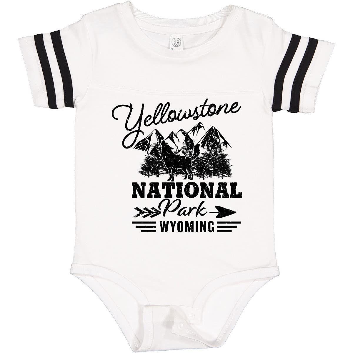 Inktastic Wyoming Yellowstone National Park Baby Bodysuit - Cute Graphic Onesie for Infants & Toddlers - Perfect for National Park Trips, Family Vacations & Outdoor Adventures