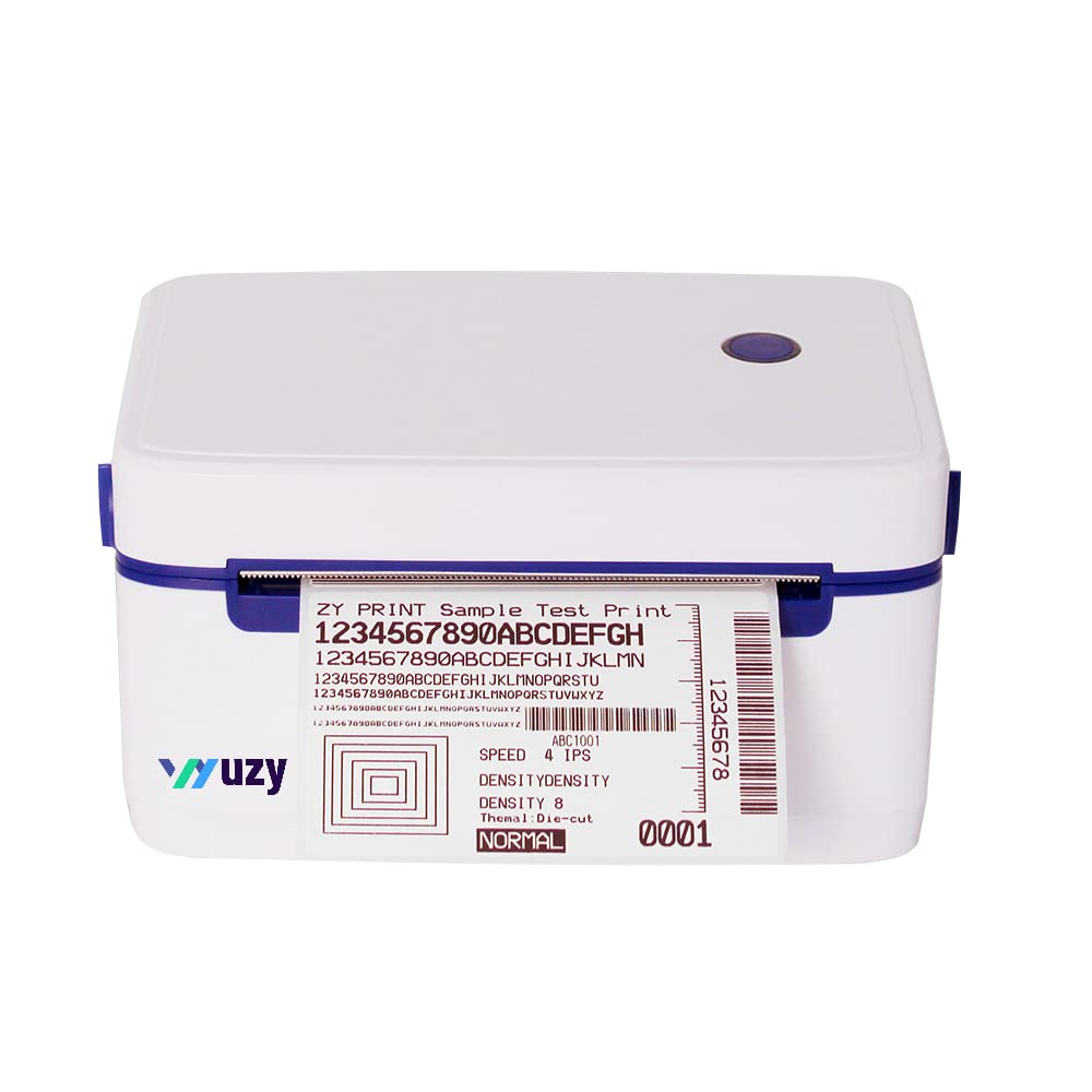 Wuzy 4x6 Commercial Grade Direct Thermal Shipping Label Printer - High Speed Label Maker for Etsy, Shopify, eBay, Amazon - Works with FedEx, UPS, USPS - Perfect for Home & Small Business Shipping Needs