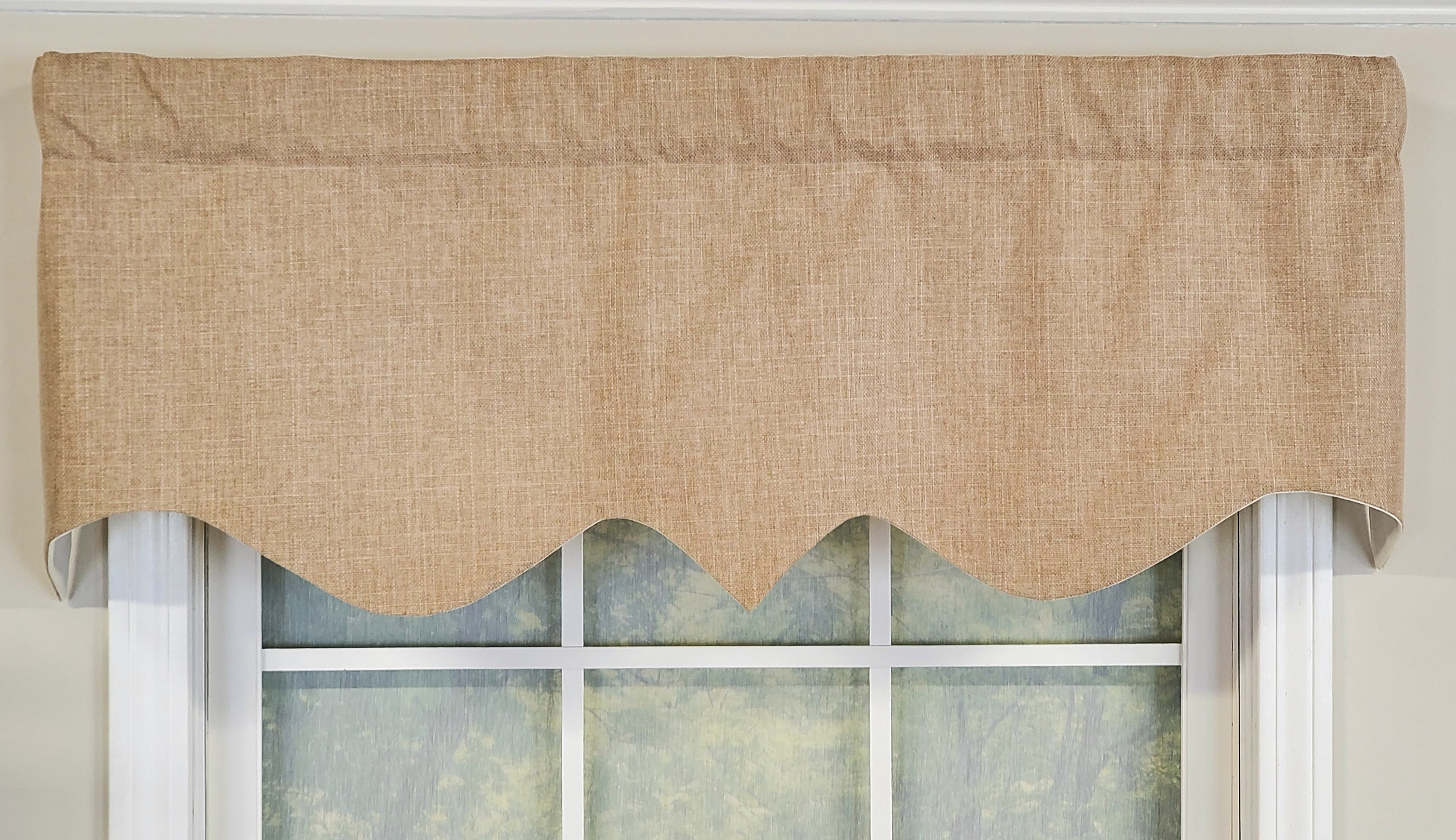 Stylish Crosby Regal Valance for Windows - Elegant Home Decor & Curtain Top Treatment - Perfect for Living Room, Bedroom & Dining Room