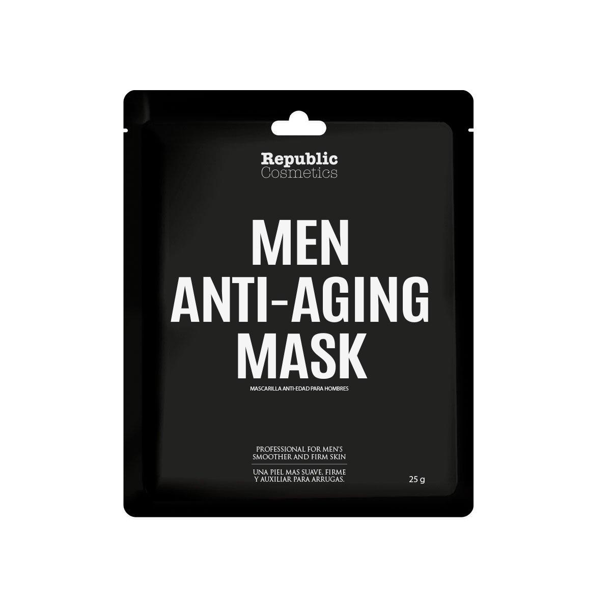 Anti-Aging Face Mask for Men - Republic Cosmetics | Hydrating & Firming Treatment for Daily Skincare Routine & Self-Care