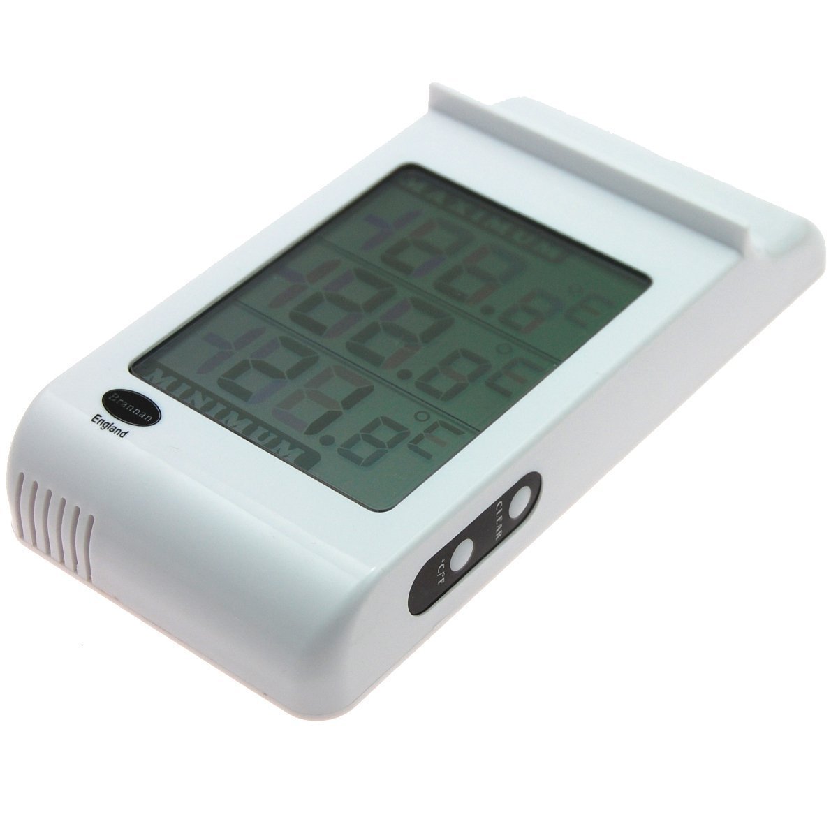 Brannan Digital Max Min Greenhouse Thermometer - Accurate Temperature Monitor for Greenhouse, Garden, or Home Use - Wall Mounted Hygrometer for Indoor/Outdoor Plants - Perfect for Greenhouses, Nurseries, and Home Gardening