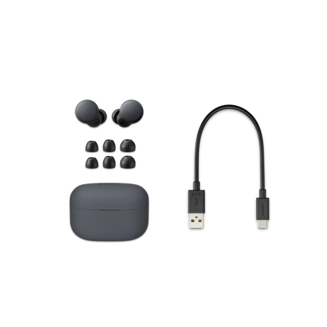 Sony LinkBud S Truly Wireless Noise Canceling Earbuds - Bluetooth 5.2, IPX4 Waterproof, 20H Playtime for Workout, Travel & Commuting