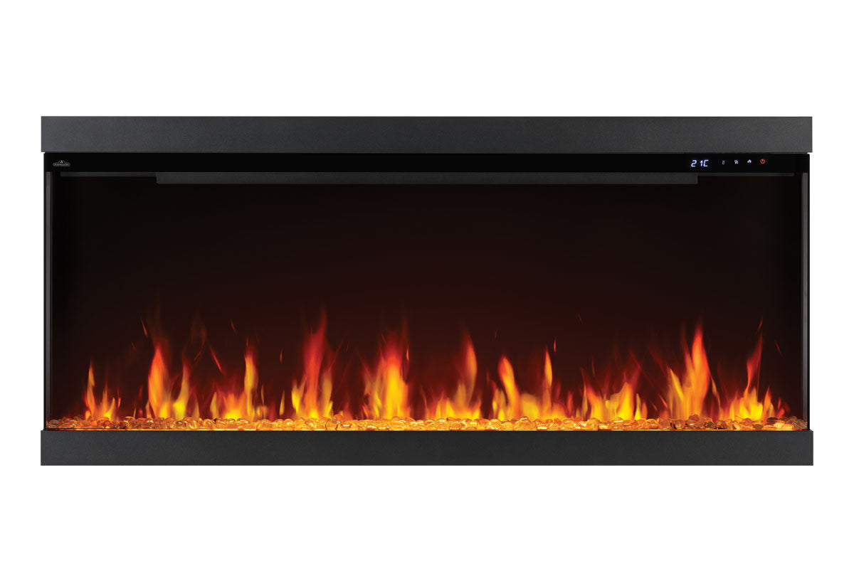 Napoleon Astound 50 FlexMount Smart Multi-Side Wall Mount Recessed Electric Fireplace - Perfect for Living Room, Bedroom & Office Heating & Decor