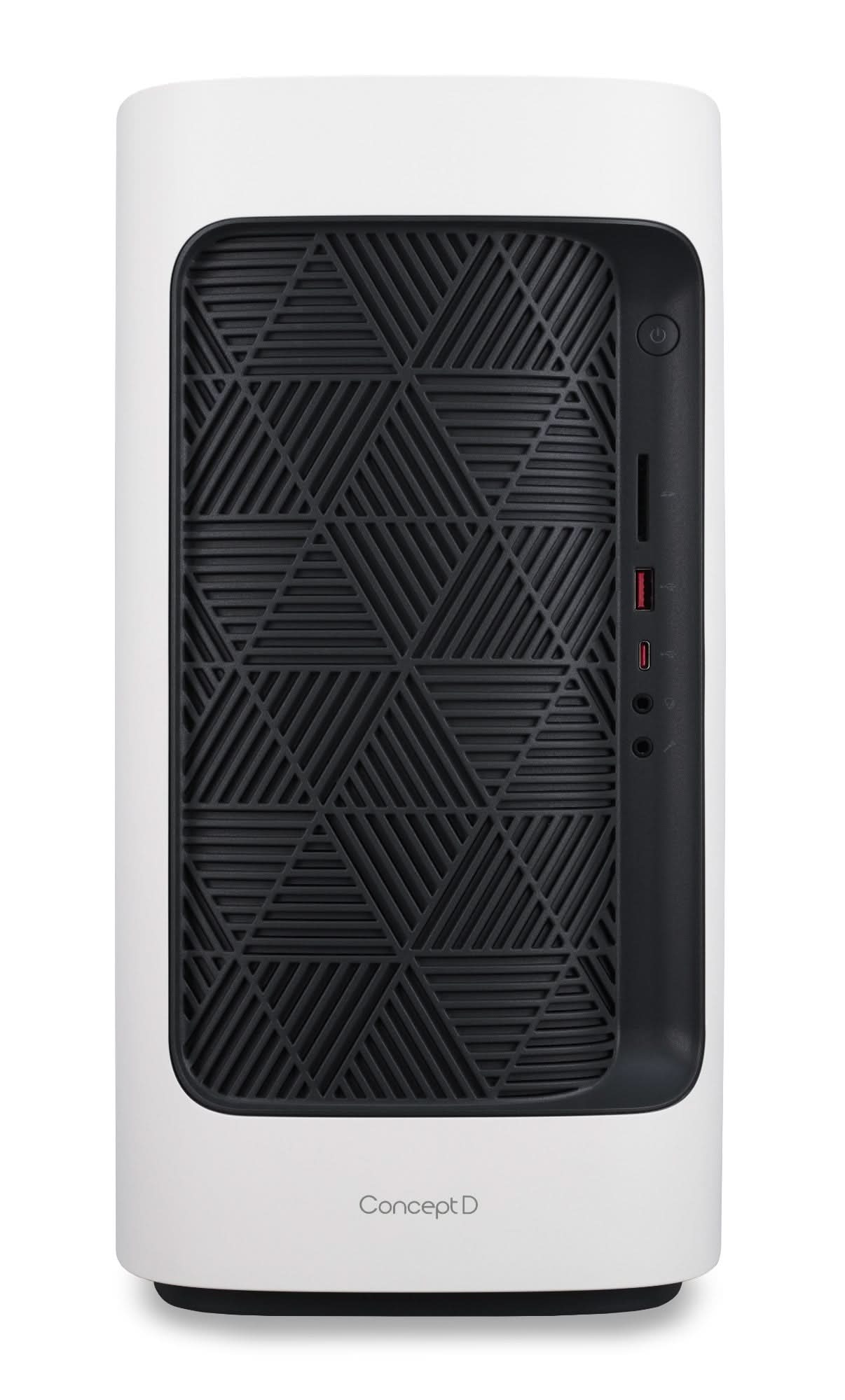 Acer ConceptD CT300 52A Desktop PC - Intel Core i7-11700, NVIDIA RTX 3060 Ti, 16GB DDR4 RAM, 3TB HDD+SSD (White/Black/Brown) - Perfect for Graphic Design, 3D Rendering & Video Editing