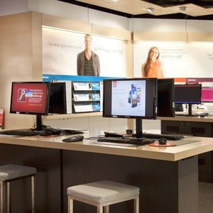 Atdec SD POS VBM Counter Mount for 24 Inch Flat Panel Display - Black - 19.96 kg Load Capacity - VESA 75x75/100x100 Compatible - Perfect for Retail POS, Restaurant Kiosks & Digital Signage Displays