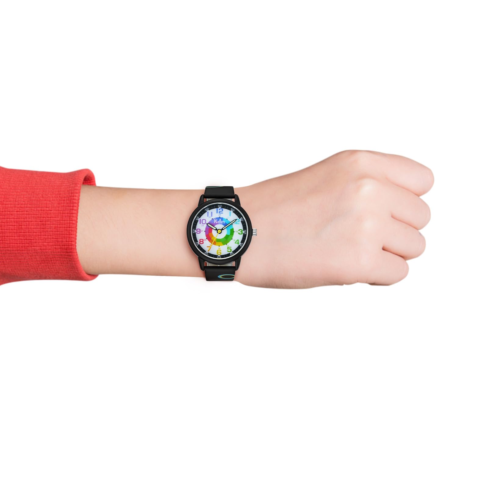 CIVO KDM Analog Kids Watch for Boys and Girls - Waterproof Children's Watch with Adjustable Strap - Educational Time Teaching Watch for Kids - Perfect Birthday Gift, Back to School, and Daily Use