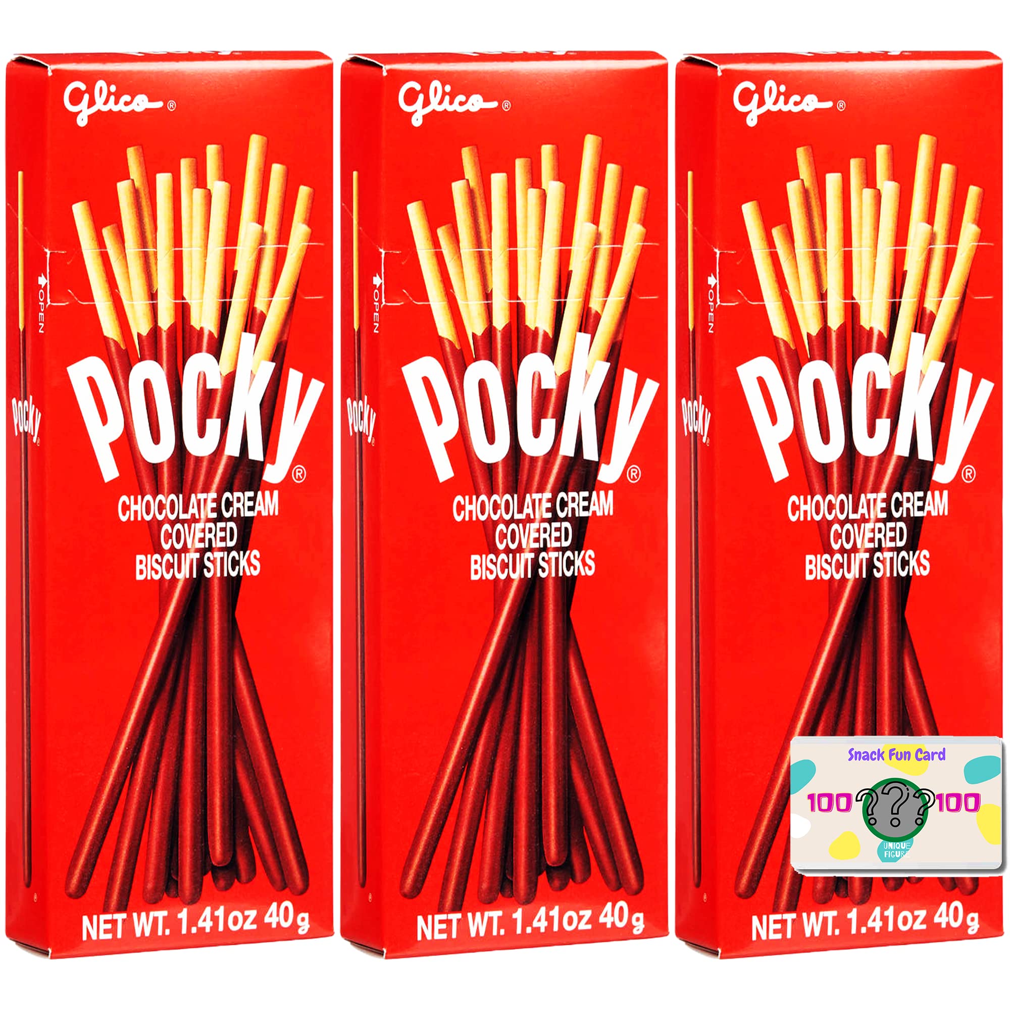 Delicious Chocolate Snacks Gift Set with Fun Cards - Pocky & FunMix Bundle for Parties, Gifts & Office Treats | Premium Japanese-Style Biscuit Sticks & Candy Mix