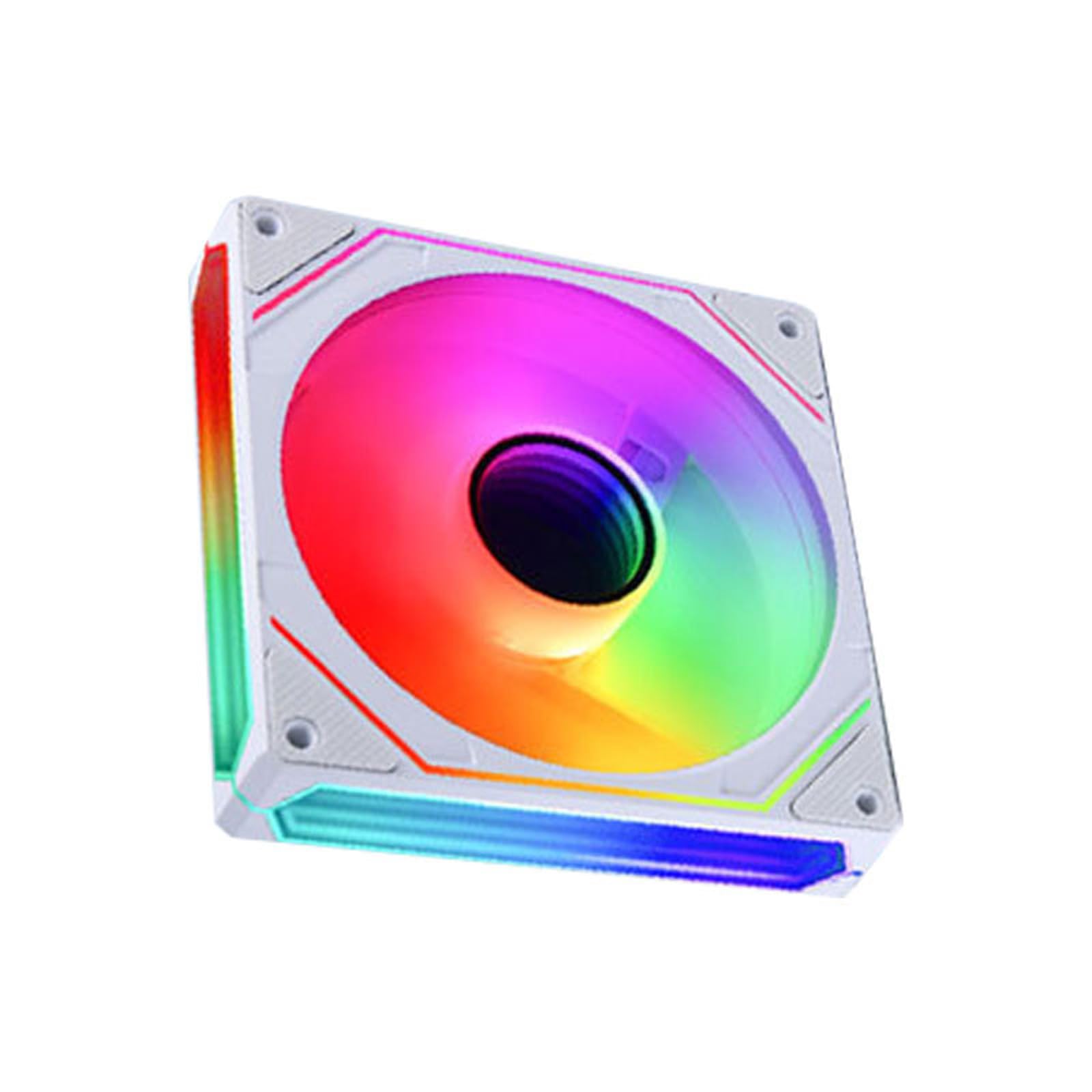 120mm ARGB PC Case Fan - 5V 3Pin Addressable RGB LED Cooling Fan with PWM Control for Desktop Computer, Gaming PC & Workstation - Perfect for Case Cooling, RGB Lighting & System Airflow Enhancement