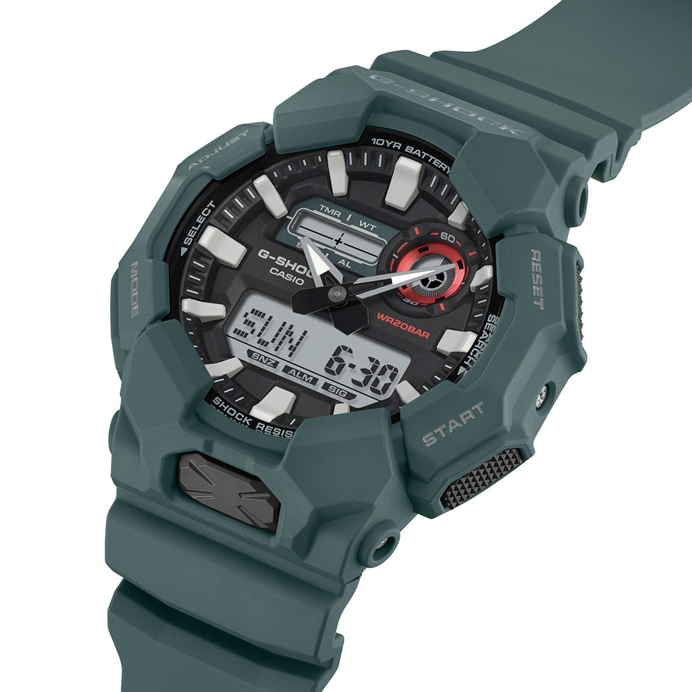 G Shock GA010 2A Rugged Combi Watch - Shock Resistant Digital Sports Watch for Men - Perfect for Outdoor Adventures, Workouts & Everyday Wear