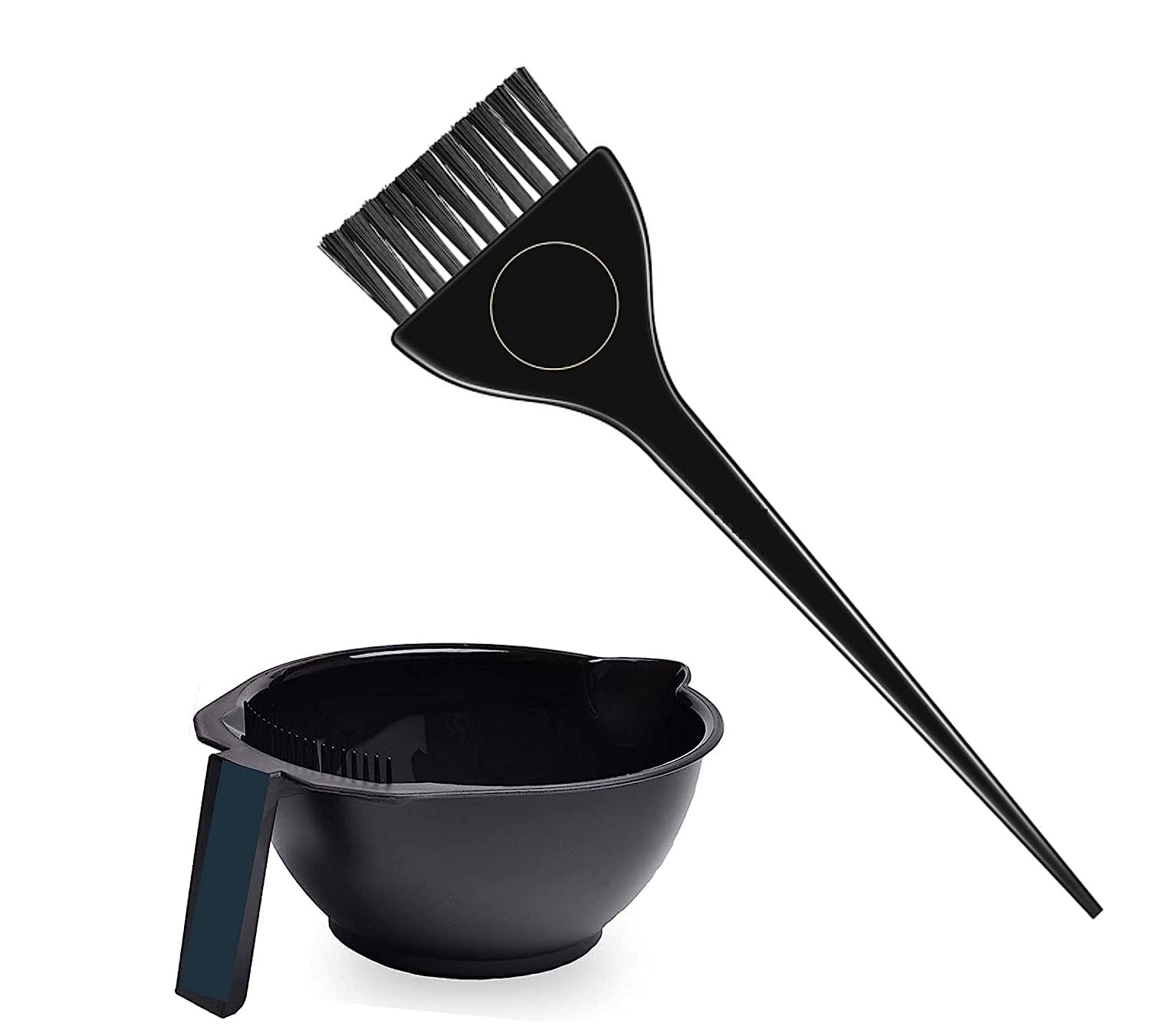 ZAUKY Professional Hair Dye Mixing Bowl with Long Tail Coloring Brush - Salon Quality Hair Coloring Kit for Men & Women - Perfect for DIY Hair Coloring at Home, Salon Use, and Professional Stylists