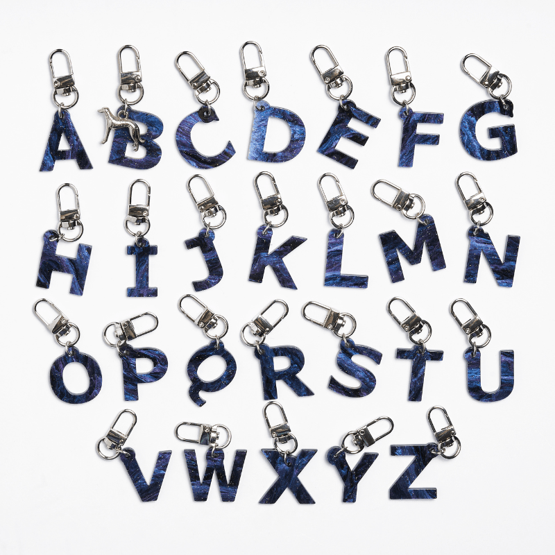 Ocean Odyssey Initial Tag - Personalized Name Tag for Kids & Pets - Perfect for School, Travel & Identification