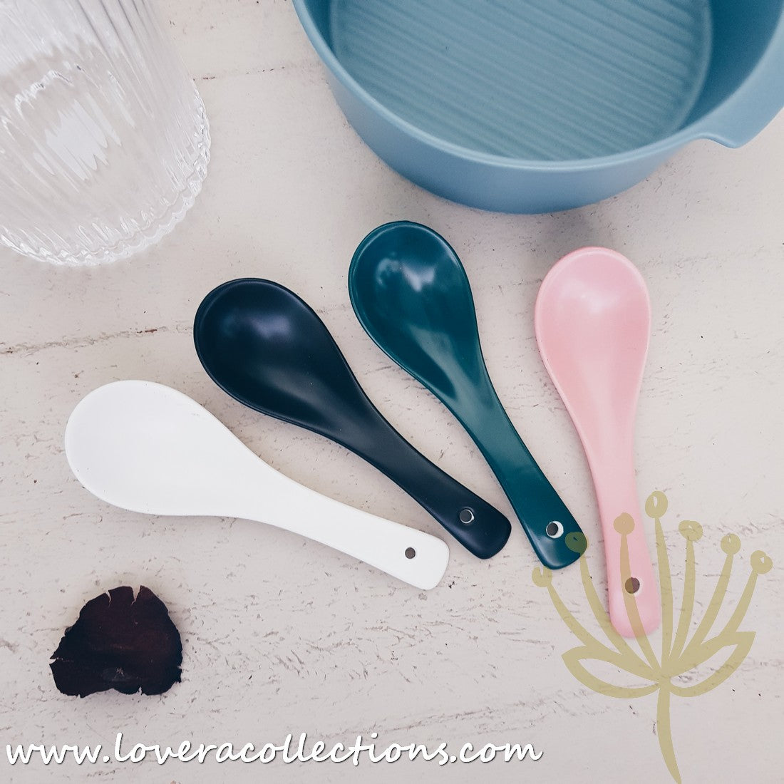 Premium Kalours Rice Scoops, Soup Spoons & Soup Ladles Set - 3-Piece Stainless Steel Kitchen Utensils for Serving, Cooking & Meal Prep - Perfect for Restaurants, Catering & Home Dining
