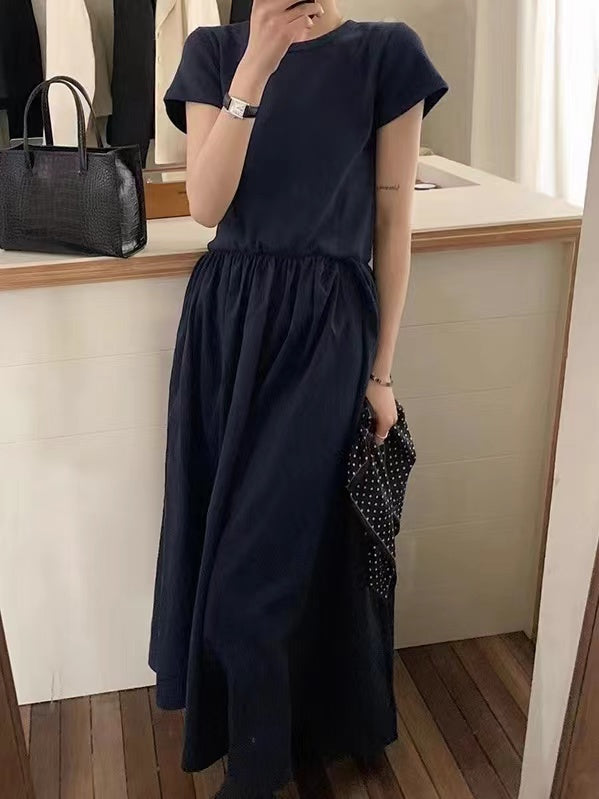 Lovevop Women's Casual Round Neck Short Sleeve Summer Dress - Perfect for Beach, Vacation, and Everyday Wear