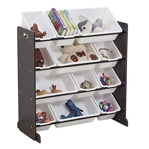 Thxbyebye Kids Toy Storage Organizer with Toy Shelf & Multi Bins - Space-Saving Toy Organizer for Playroom, Nursery & Bedroom - Durable Kids Storage Solution for Toys, Books & Clothes (Perfect for Toddlers & Preschoolers)