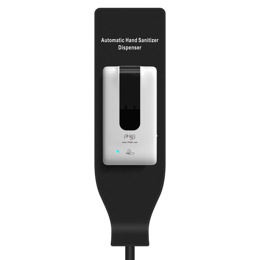 Automatic Touchless Motion Sensor Hand Sanitizer Dispenser with Stand - Wall Mount & Countertop Use for Home, Office, and Public Spaces
