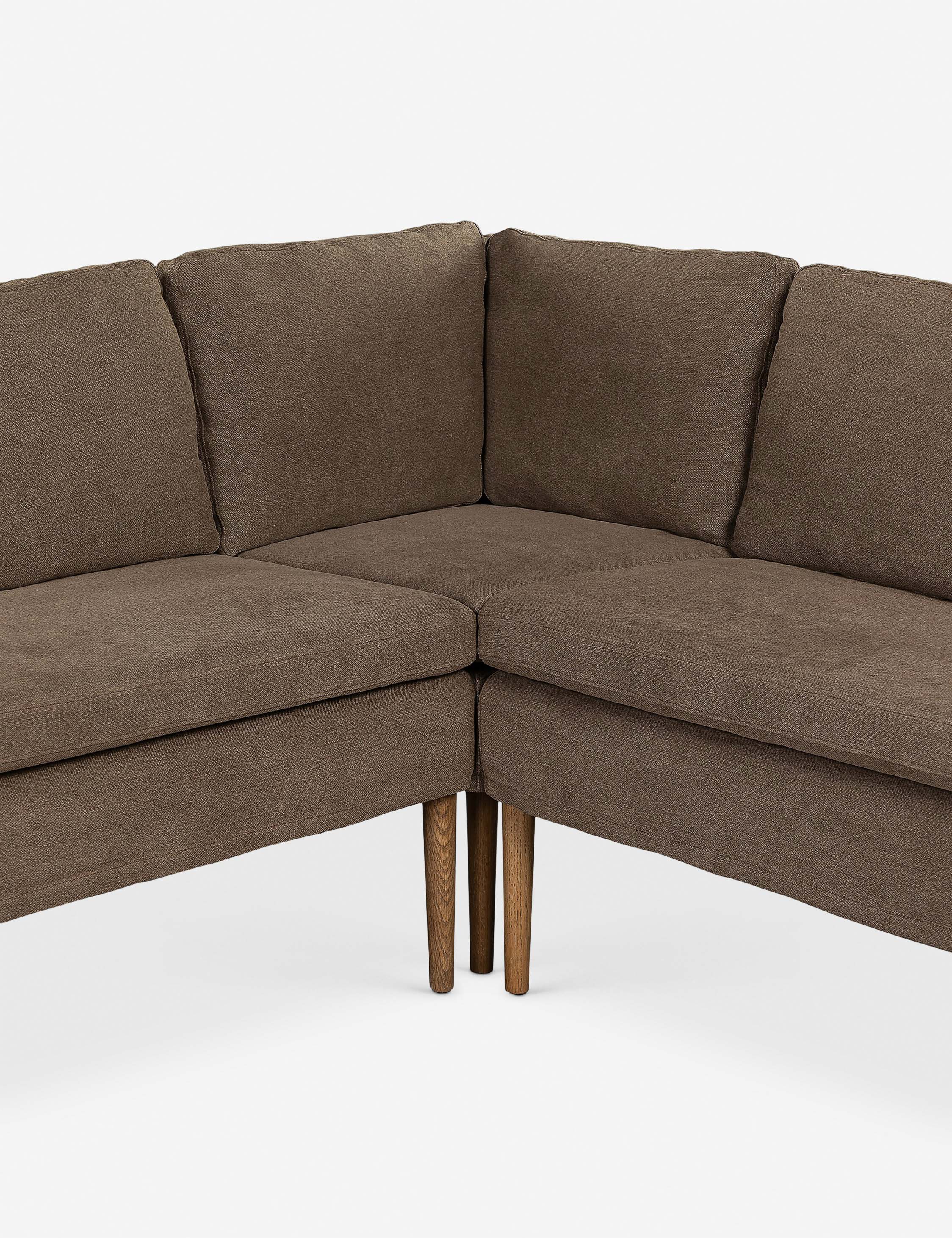 Aurelia Dining Banquette by Amber Lewis x Four Hands - Modern Upholstered Bench for Dining Room, Kitchen Nook, Entryway - Perfect for Small Spaces & Entertaining