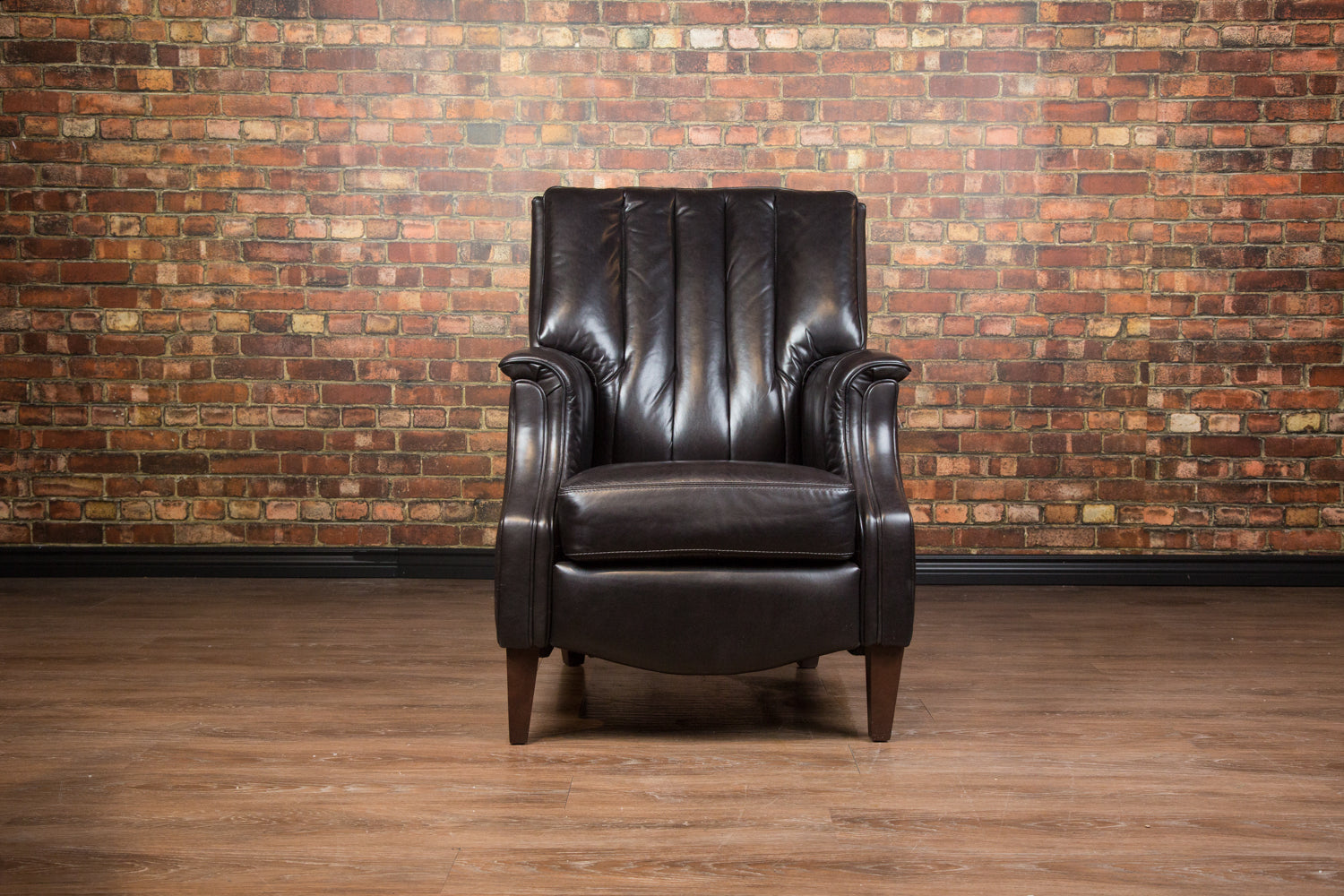 Premium Leather Recliner Chair for Home Library - Comfortable Reading & Relaxation - Perfect for Living Room, Study, or Office