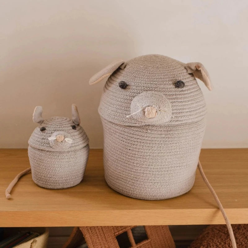 Stylish Decorative Animal Baskets for Home Storage & Organization - Perfect for Nursery, Bathroom, and Living Room Decor