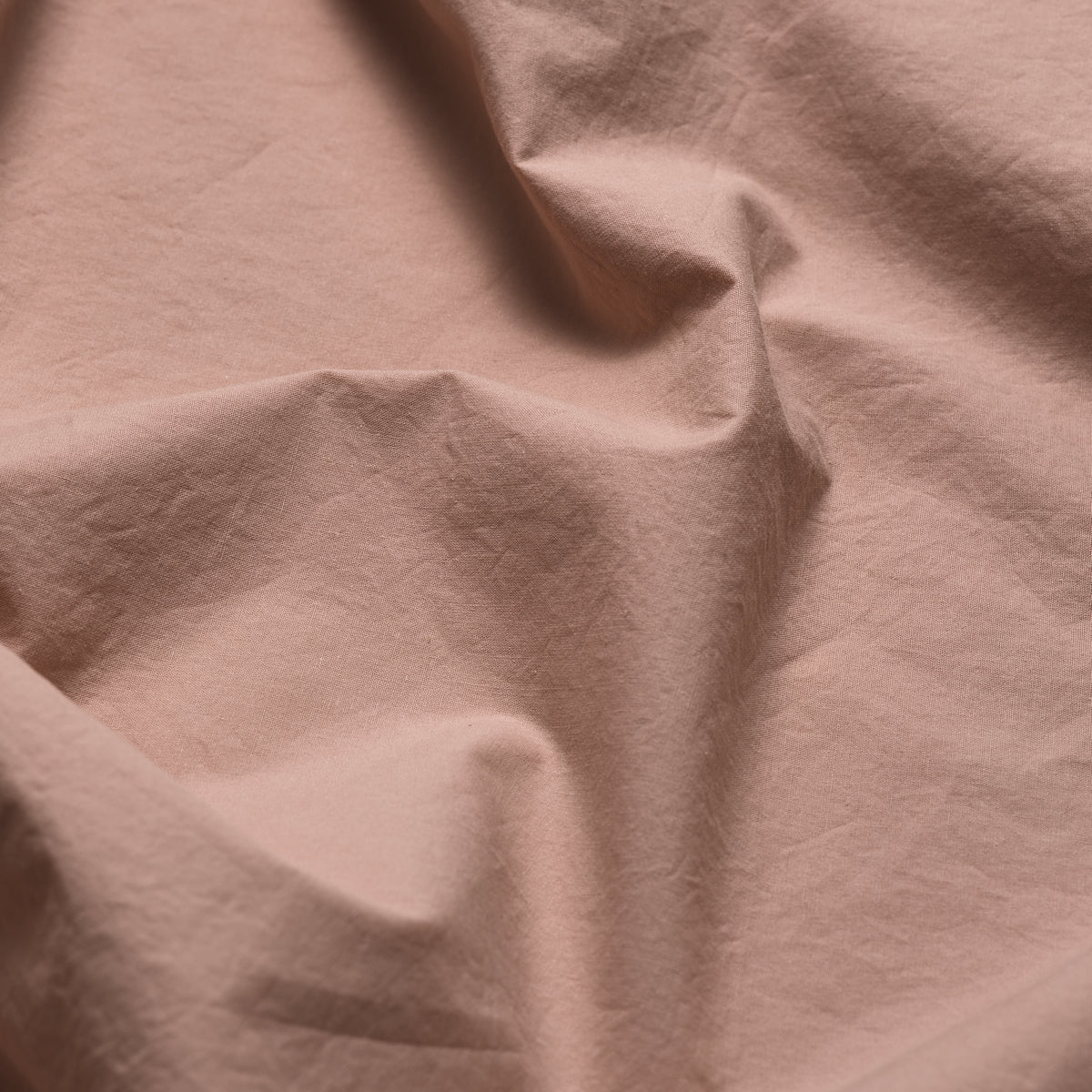 Premium French Rose Washed Cotton Percale Flat Sheet - Soft & Breathable Bedding for Luxury Hotels & Upscale Home Decor