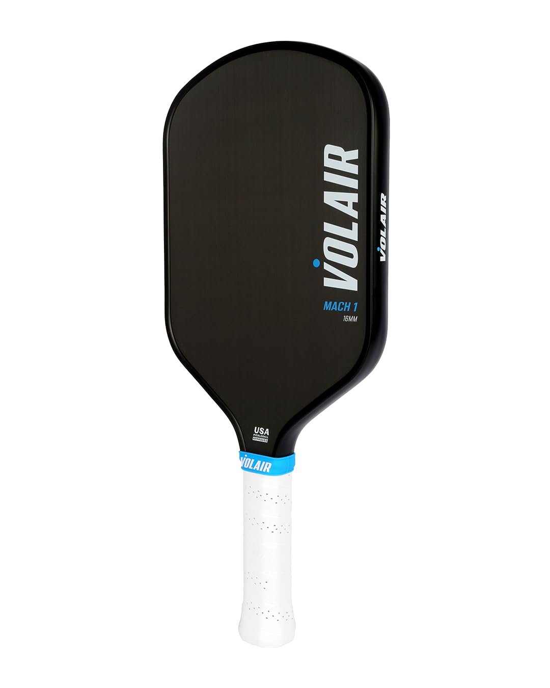 Volair Mach 1 Pickleball Paddle - USAPA Approved Carbon Fiber Paddle with T700 Toray Surface & Polypropylene Honeycomb Core for Maximum Spin, Control and Power - Perfect for Competitive Play and Recreational Pickleball Games