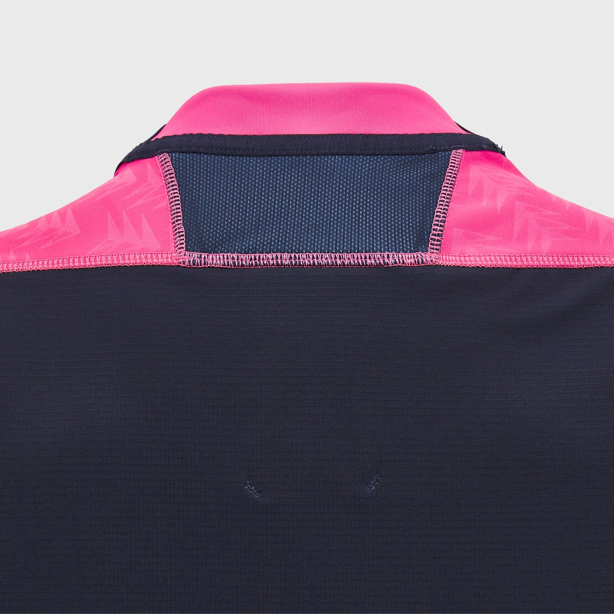 Cardiff Rugby Training Shirt for Men - Breathable Macron Jersey in Navy/Pink - Perfect for Rugby Practice, Gym Workouts & Casual Wear