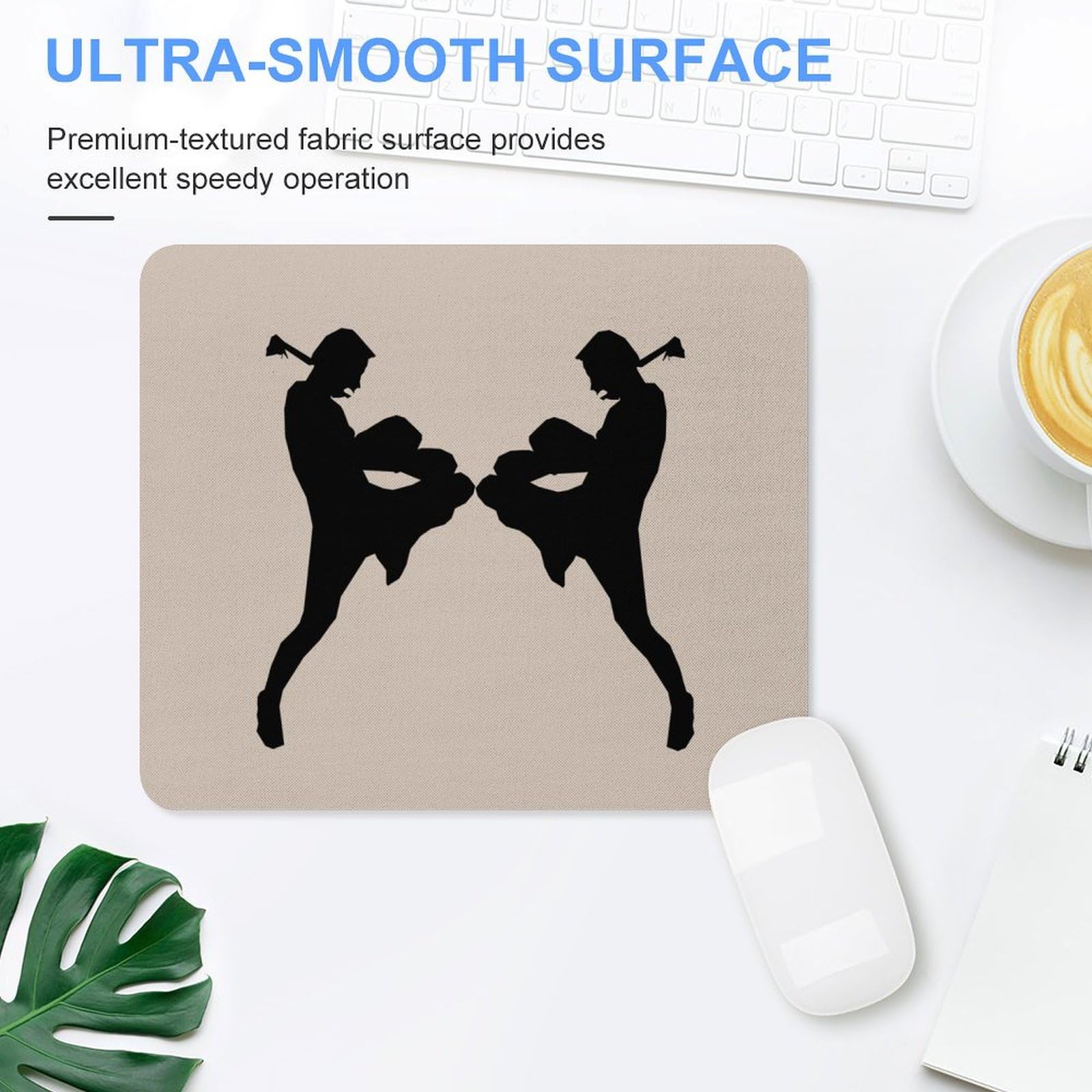 Durable Muay Thai Arts Non-Slip Gaming Mouse Pad - Waterproof Office & Home Computer Accessory (25x30cm) - Perfect for Gamers, Graphic Designers & Office Workers