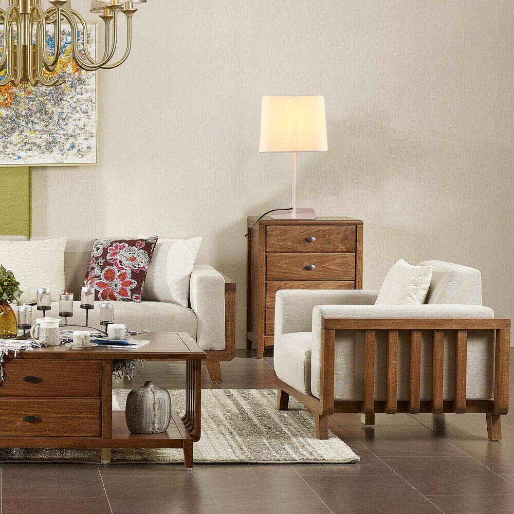 SHG LED Desk Lamp with Warm Light - Adjustable Office & Bedroom Table Lamp for Reading, Studying, and Nightstand Use