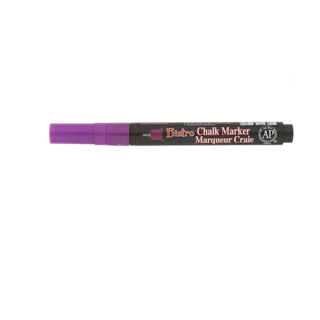 Uchida Bistro Extra-Fine Chalk Marker - Fluorescent Violet - Non-Toxic, Dust-Free, Vibrant Colors for Whiteboards, Glass, Chalkboards - Perfect for Restaurants, Cafes, Classrooms & Home Decor