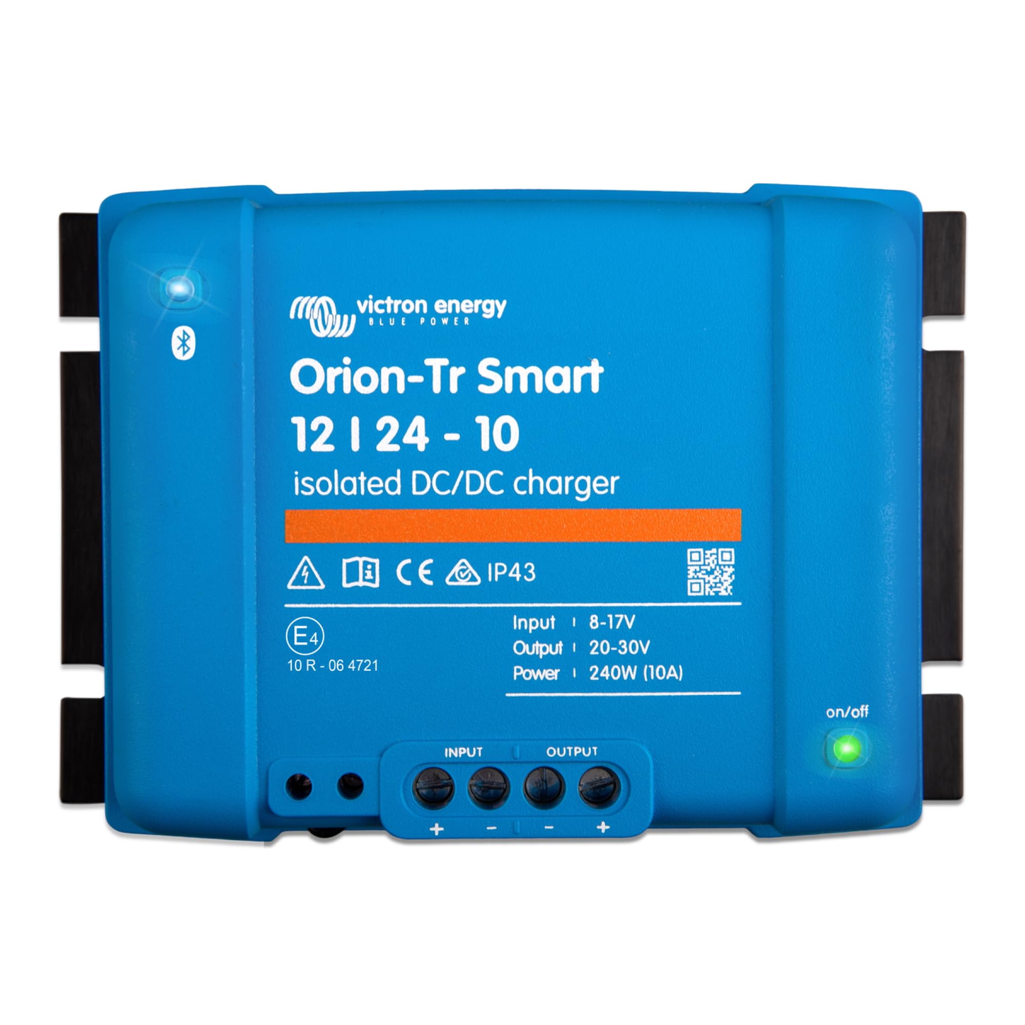 Victron Energy Orion-Tr Smart DC to DC Charger with Bluetooth - 12V/24V 10A 240W Isolated Battery Charger for Dual Battery Systems - Perfect for RVs, Boats & Off-Grid Power Solutions