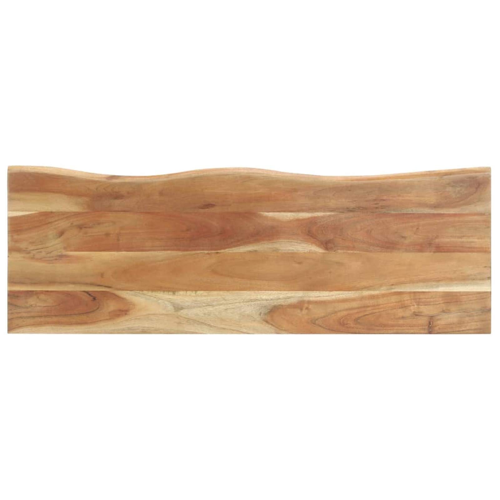 Acacia Wood Wall Mounted Coat Rack with Live Edge & Storage Shelf - Hat Hanger for Entryway, Bedroom, Bathroom - Natural Home Decor (39.4