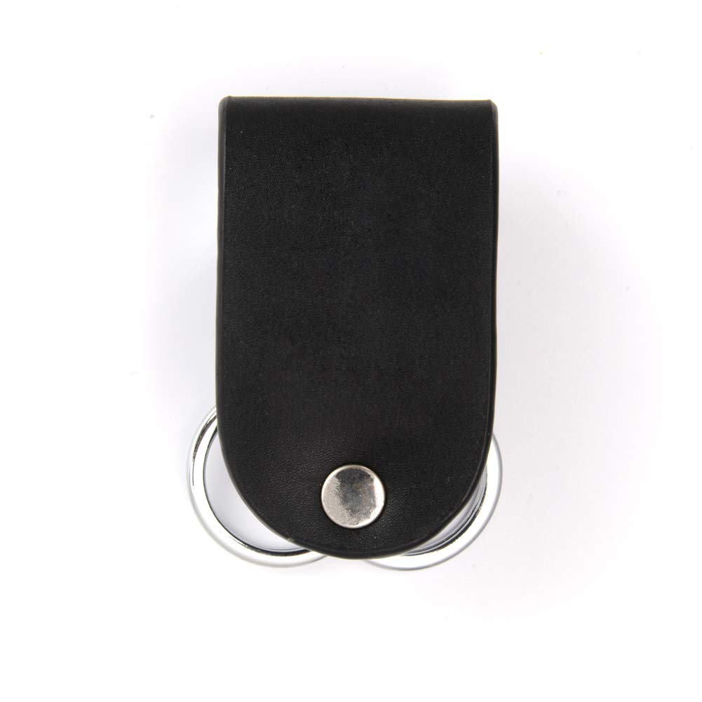 Premium Leather Belt Loop Keychain with 2 Detachable Clips & Key Ring - Durable Belt Key Holder for Men & Women - Perfect for Outdoor Activities, Hiking, and Everyday Carry