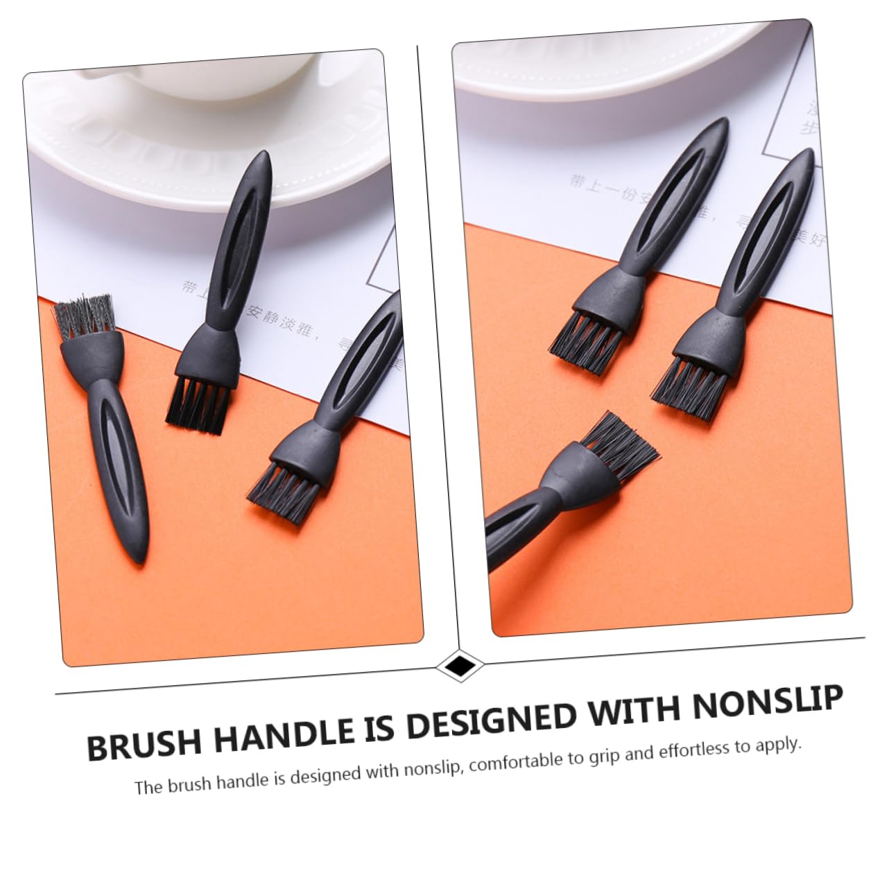 100pcs Electric Razor Cleaning Brush - Black ABS Handheld Shaver Brush for Electric Shavers & Trimmers - Perfect for Grooming, Beard Trimming & Personal Care Accessories