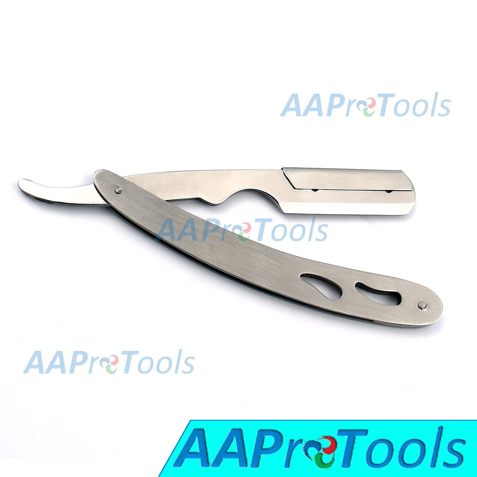 Professional Barber Straight Edge Razor with 100 Sharp Blades - Safety Manual Shaver for Men's Close Shaving & Precise Cutting - Barber's Favorite A+ Quality - Perfect for Home Grooming, Beard Trimming & Professional Salon Use