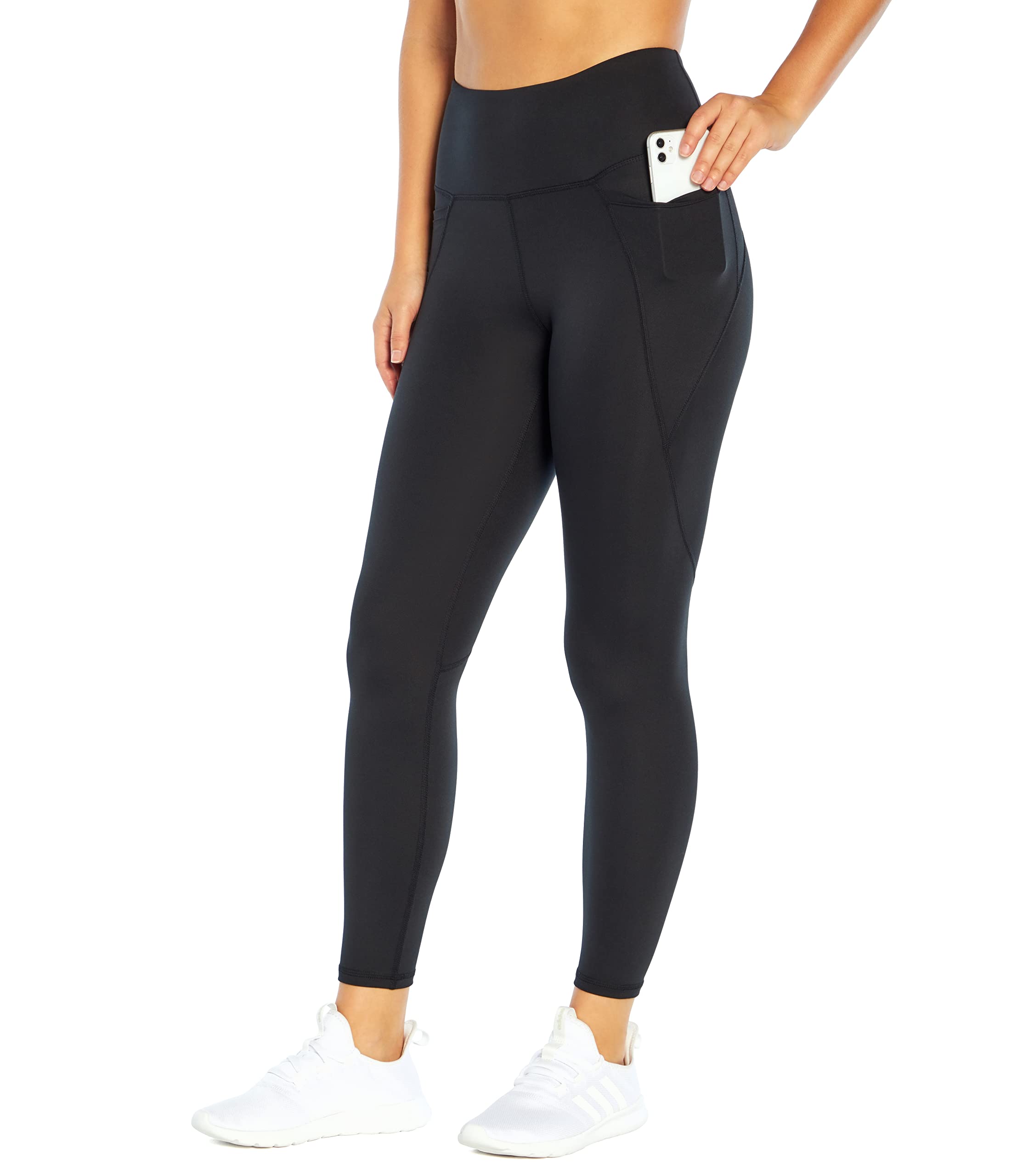 Bally Total Fitness Women's Sunset High Rise Pocket Legging - Comfortable Workout Leggings for Yoga, Running & Gym - Stretchy & Breathable Activewear