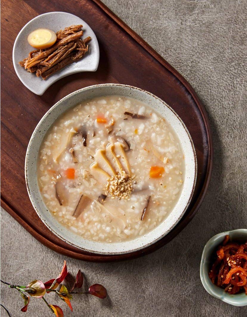 7 Packs Yangban Abalone Rice Porridge - 420g Instant Korean Seafood Porridge | Quick Meal, Camping Food & Emergency Preparedness